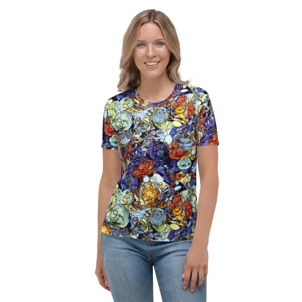 Saffron Garden on Women's Crew Neck T-Shirt — Front
