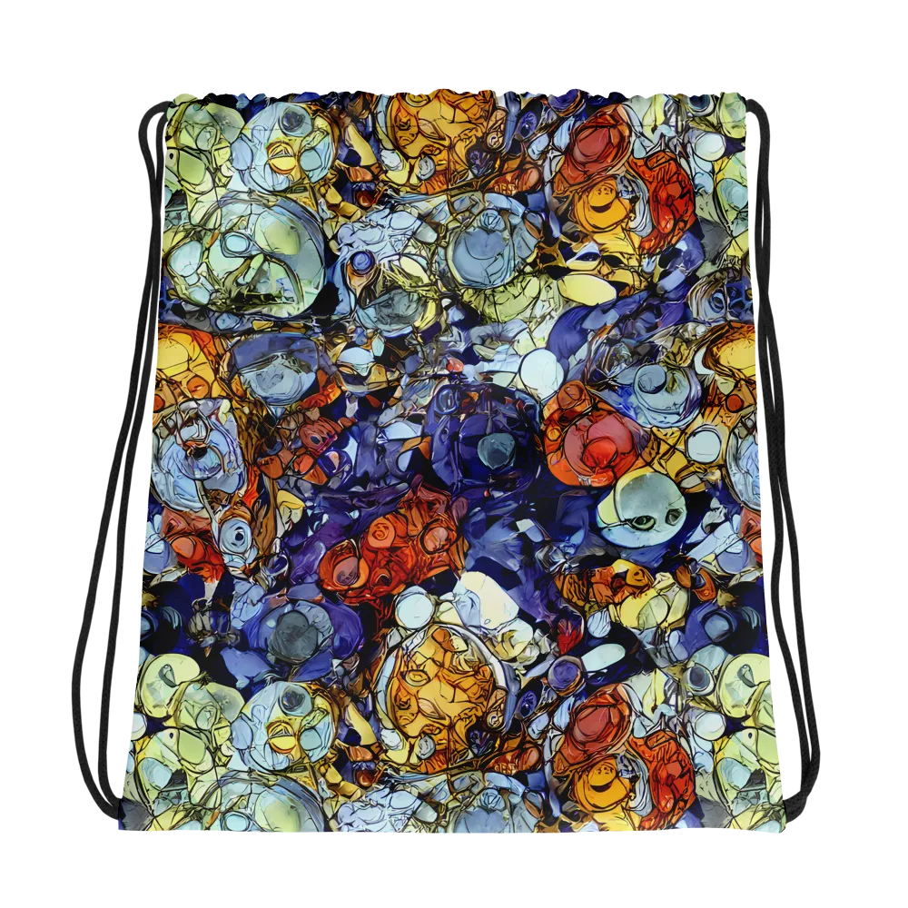 Saffron Garden on Drawstring Bag — Photo