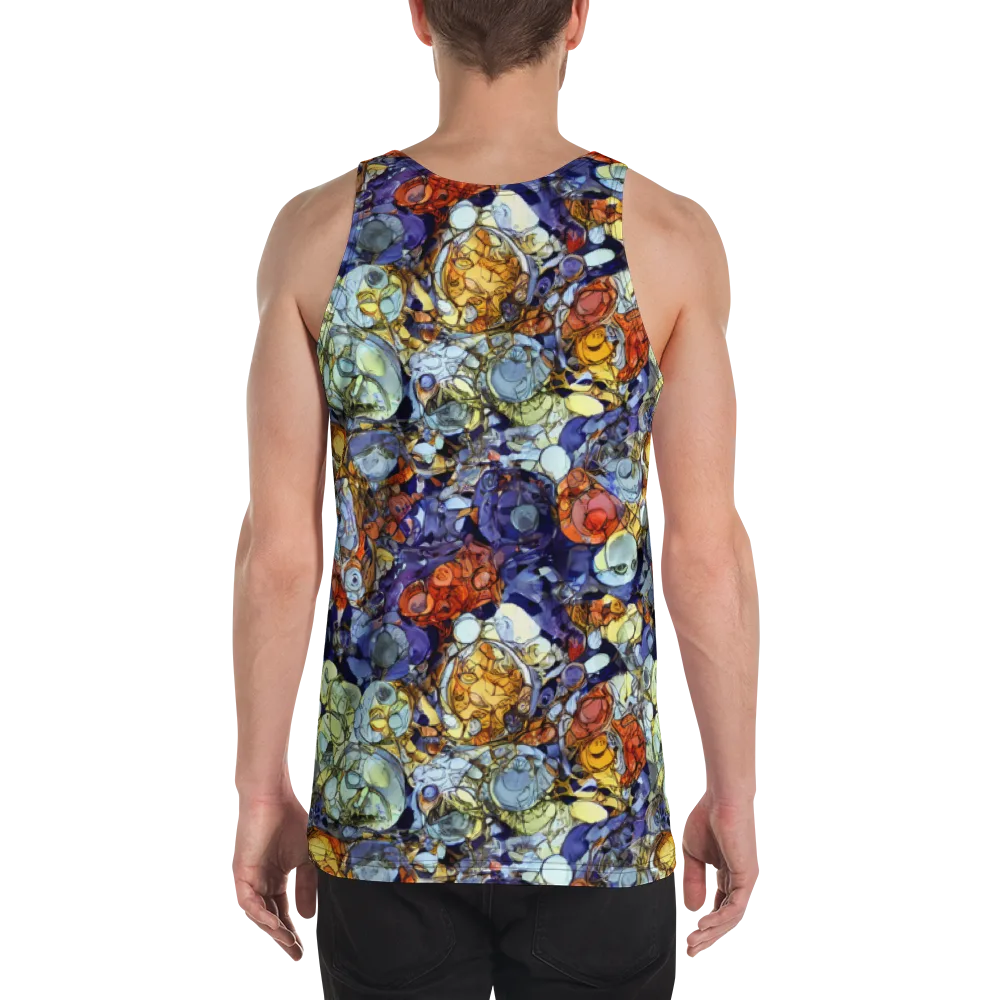 Saffron Garden on Men's Tank Top — Back