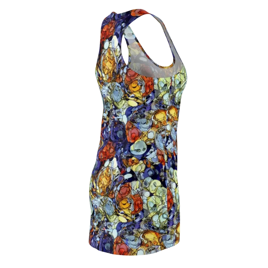 Saffron Garden on Racerback Dress — Back Side