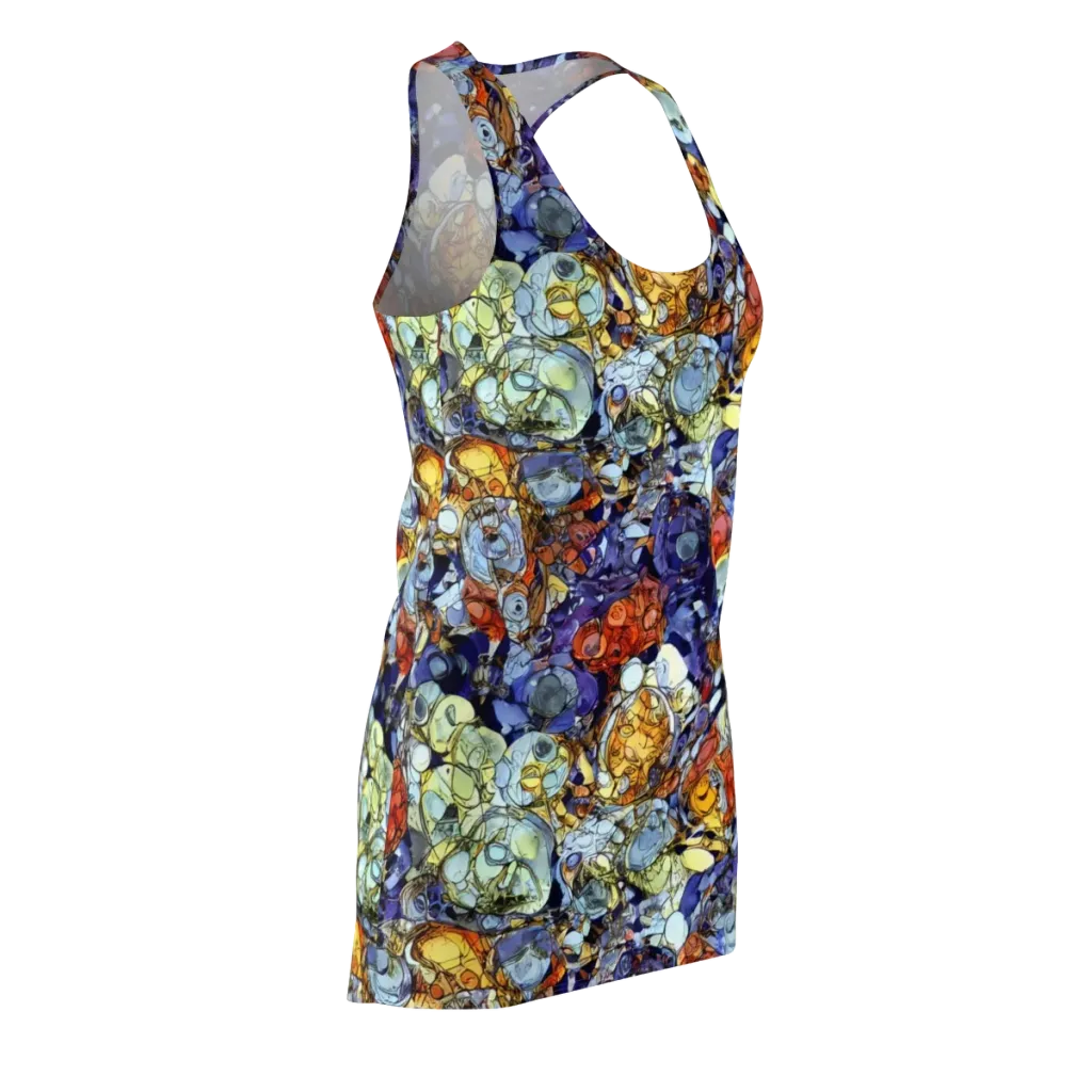 Saffron Garden on Racerback Dress — Front Side