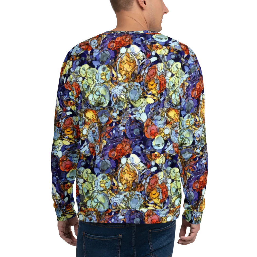 Saffron Garden on Sweatshirt — Back