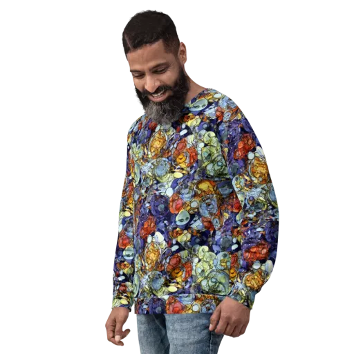Saffron Garden on a Sweatshirt