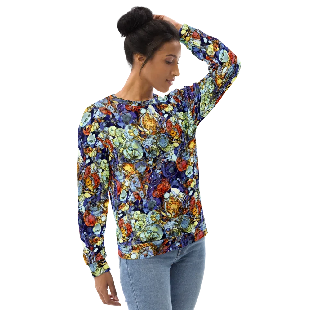 Saffron Garden on Sweatshirt — Right Front