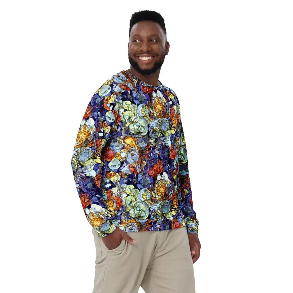 Saffron Garden on Sweatshirt — Front