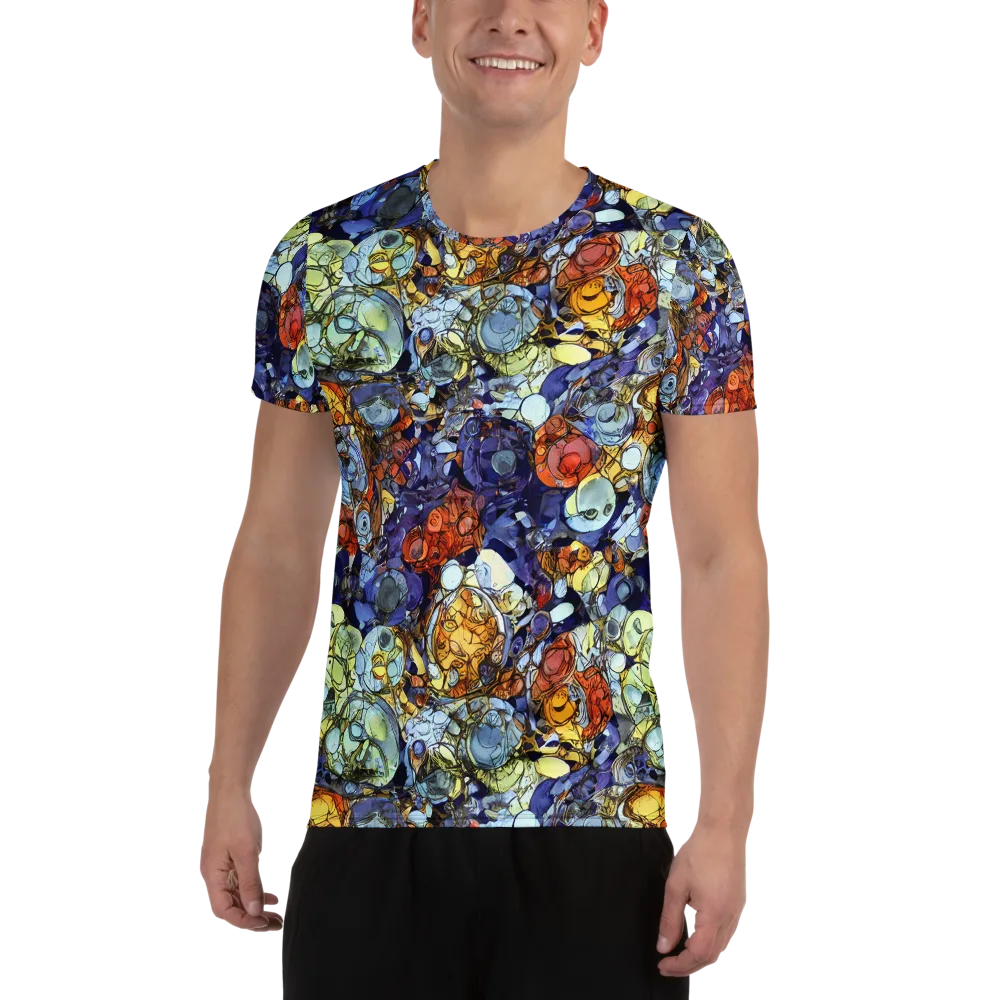 Saffron Garden on Men's Athletic T-Shirt — Front