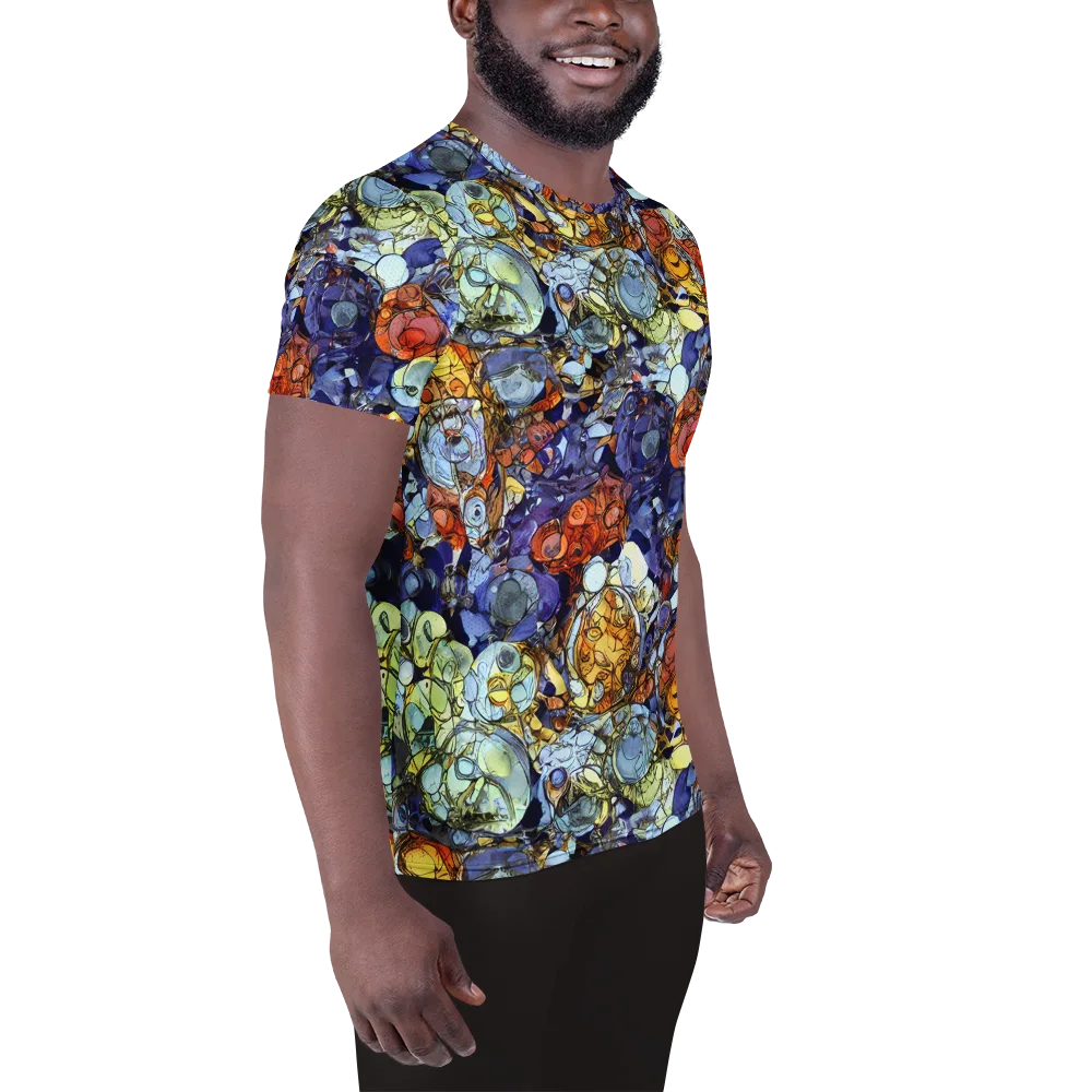 Saffron Garden on Men's Athletic T-Shirt — Right