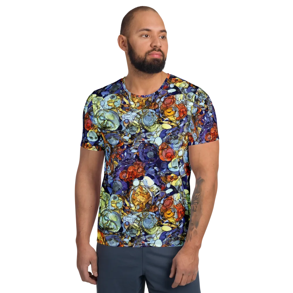 Saffron Garden on Men's Athletic T-Shirt — Front