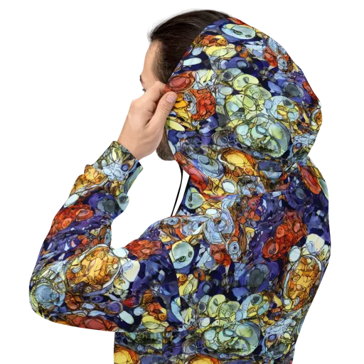 Saffron Garden on a Hoodie