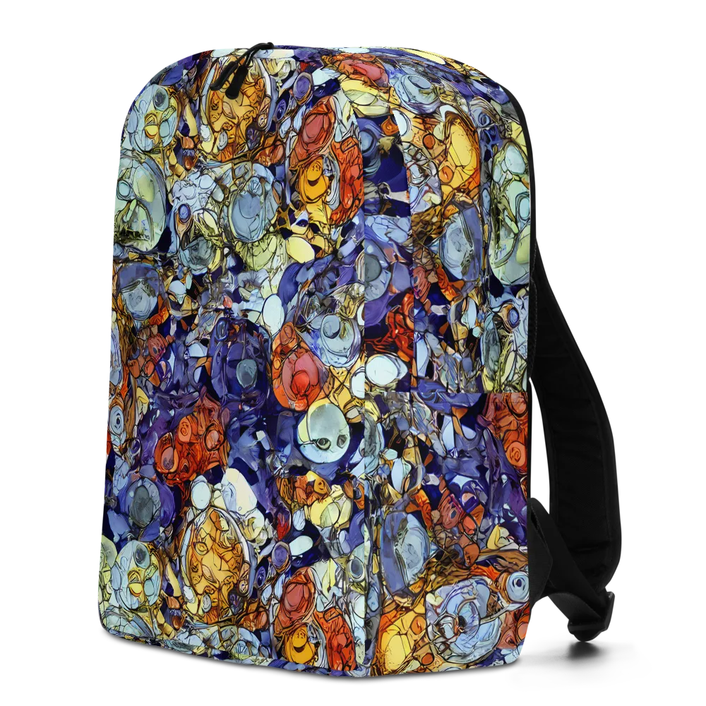 Saffron Garden on Minimalist Backpack — Left