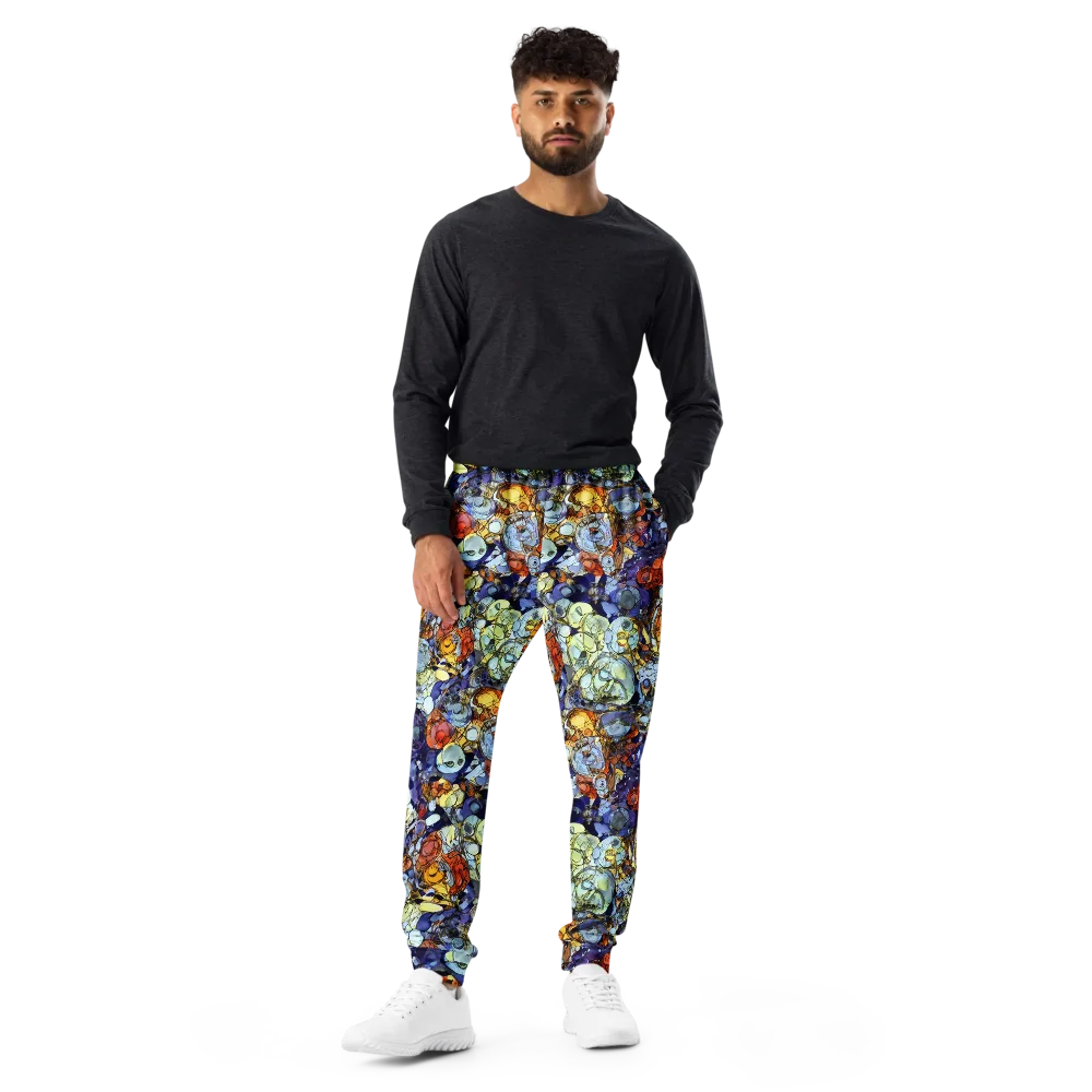 Saffron Garden on Men's Joggers — Front