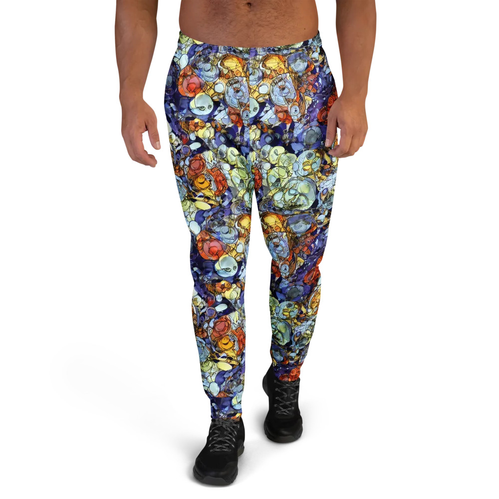 Saffron Garden on Men's Joggers — Front