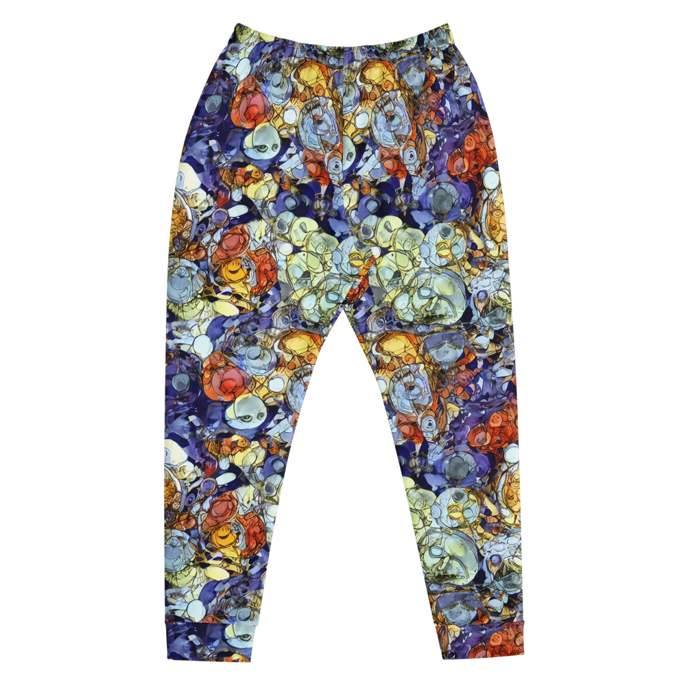 Saffron Garden on Men's Joggers — Front