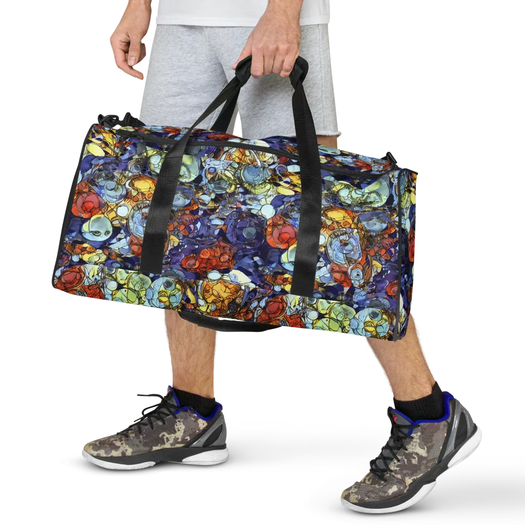 Saffron Garden on Duffle Bag — Front