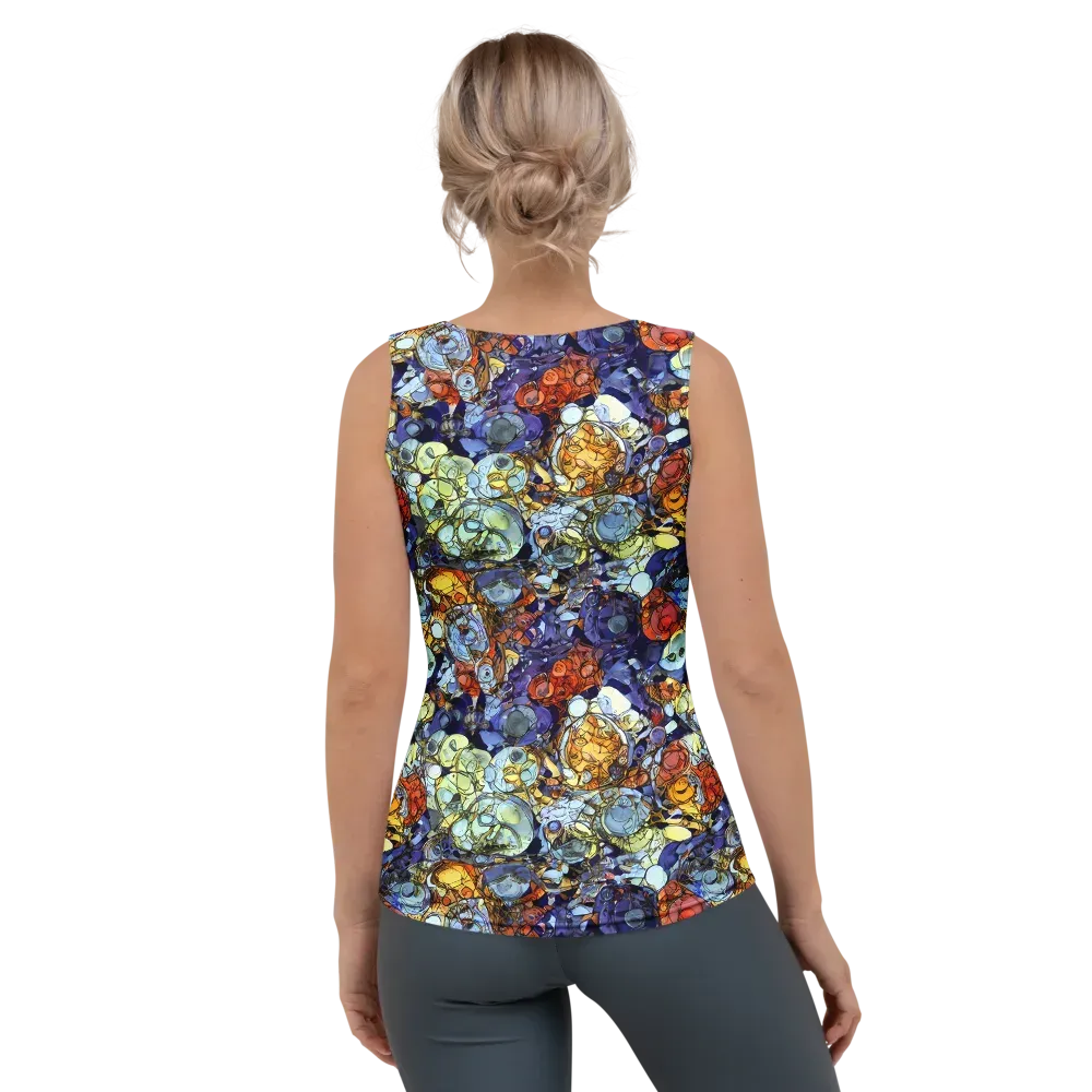 Saffron Garden on Women's Tank Top — Back