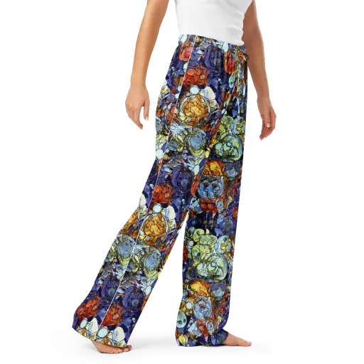 Saffron Garden on a Women's Pajama Pants