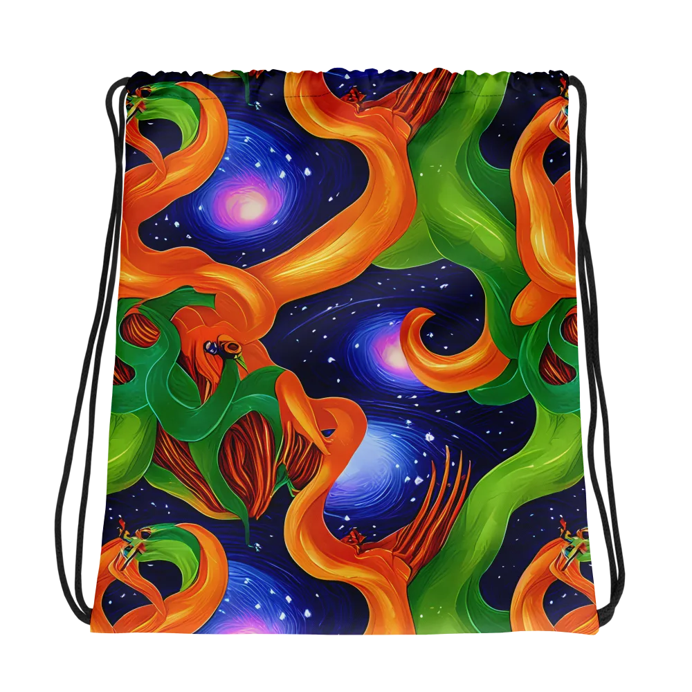 Cosmic Aviary on Drawstring Bag — Photo