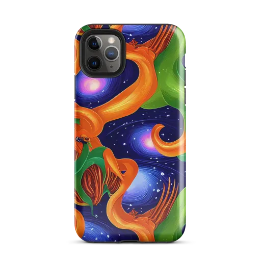 Cosmic Aviary on a Tough Case for iPhone®