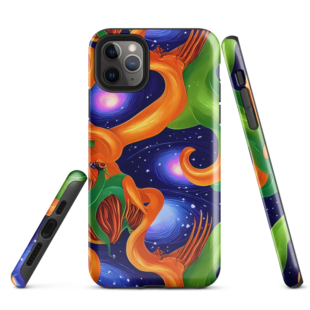 Cosmic Aviary on Tough Case for iPhone® — Front