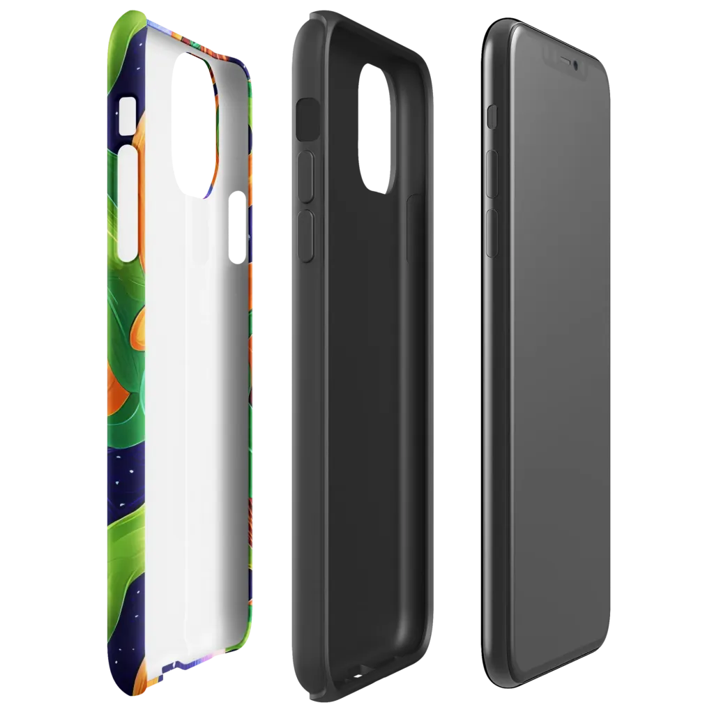 Cosmic Aviary on Tough Case for iPhone® — Right