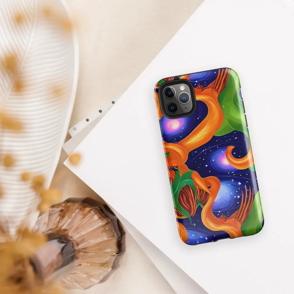 Cosmic Aviary on Tough Case for iPhone® — Front