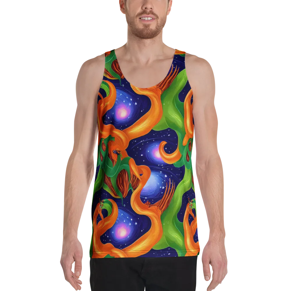 Cosmic Aviary on Men's Tank Top — Front