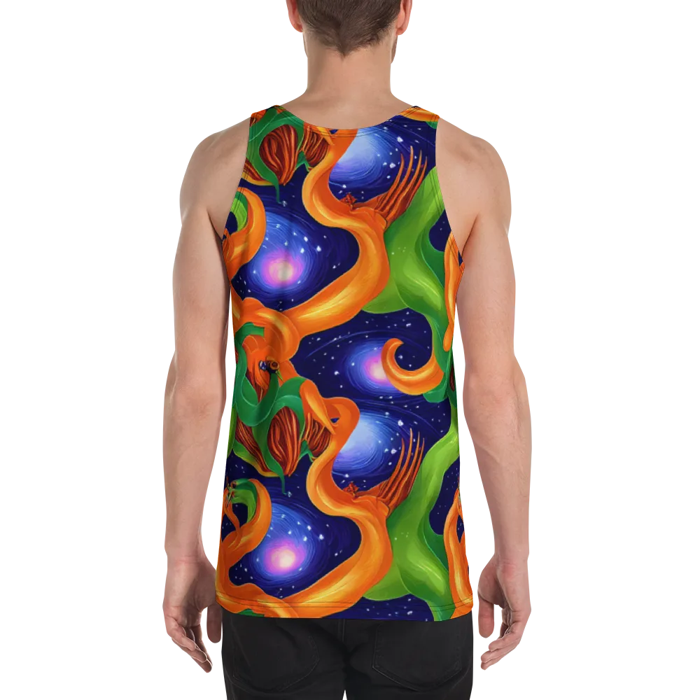 Cosmic Aviary on Men's Tank Top — Back
