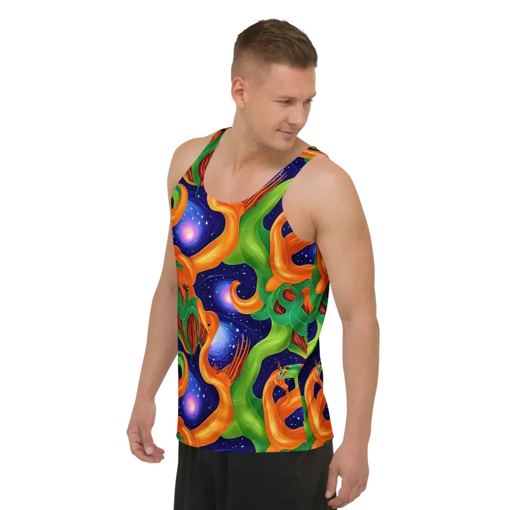 Cosmic Aviary on Men's Tank Top — Left Front