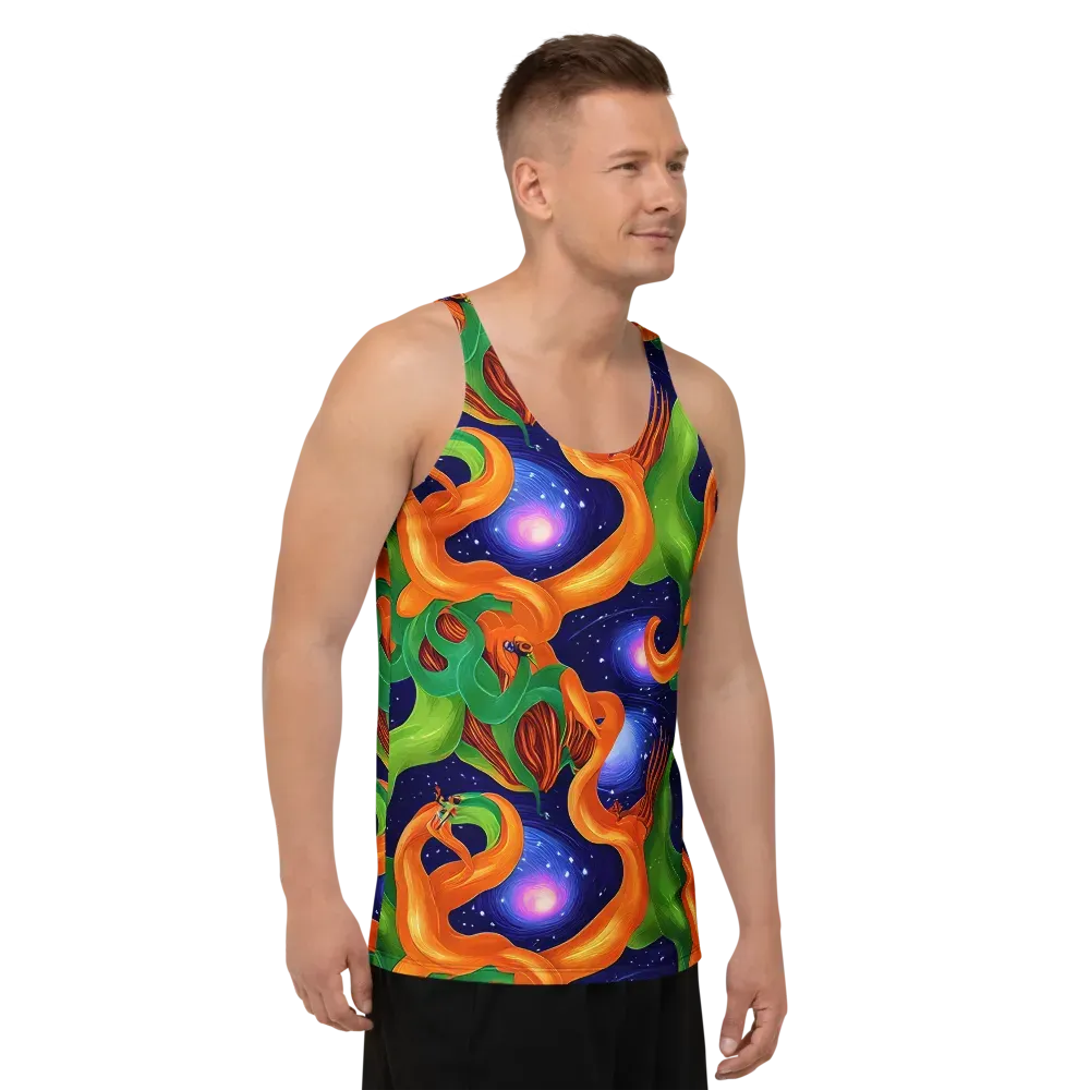 Cosmic Aviary on Men's Tank Top — Right Front