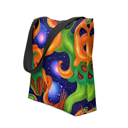 Cosmic Aviary on a Tote Bag