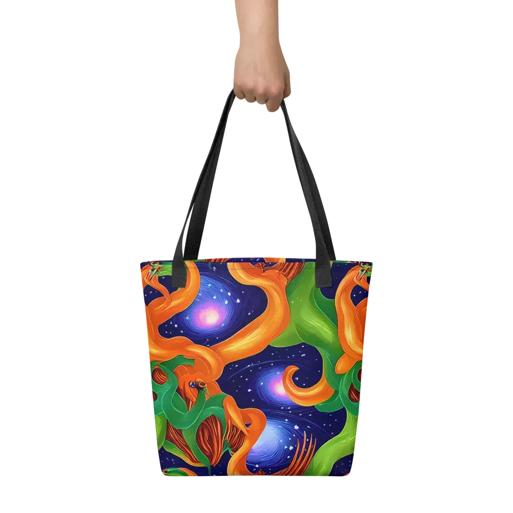 Cosmic Aviary on Tote Bag — Front
