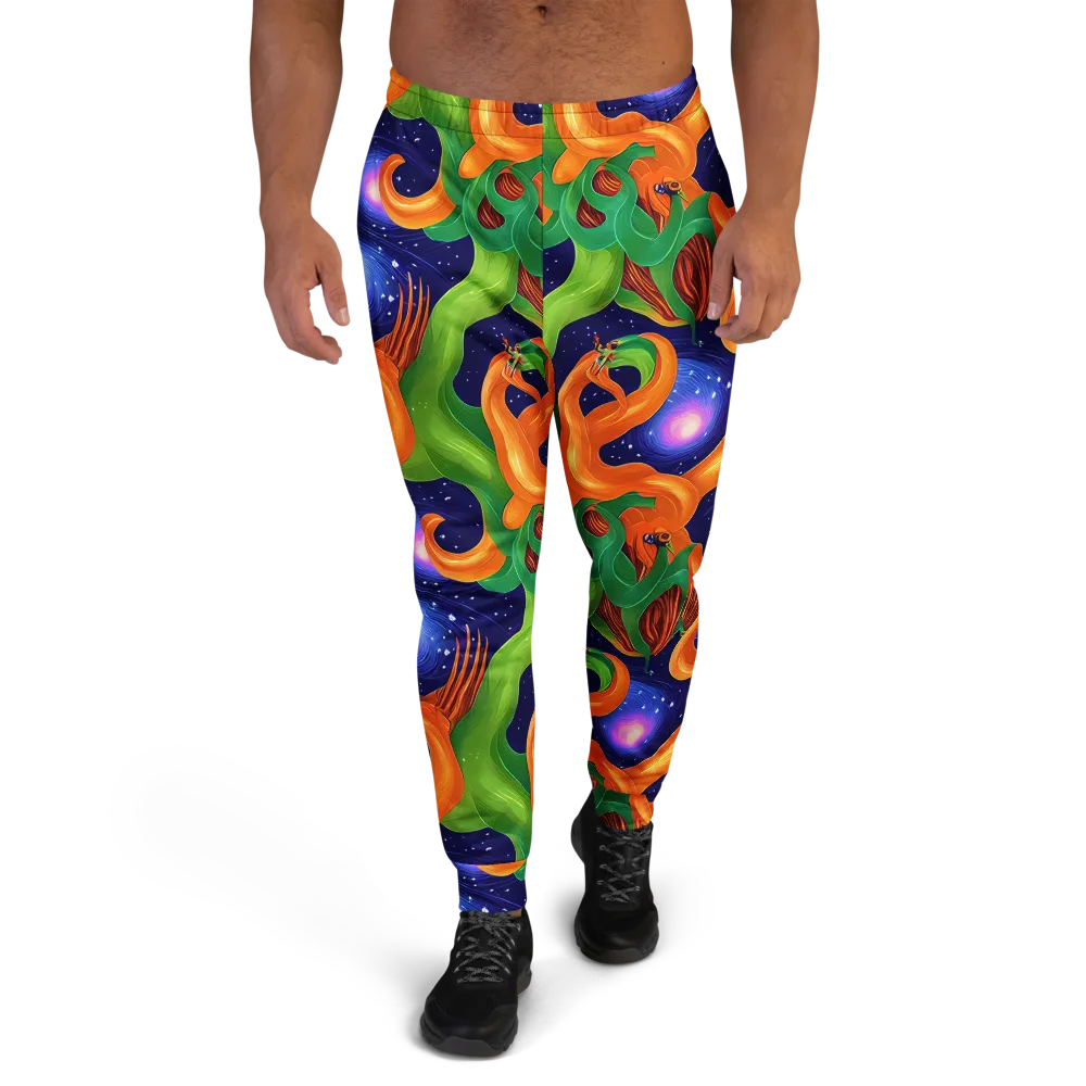 Cosmic Aviary on Men's Joggers — Front