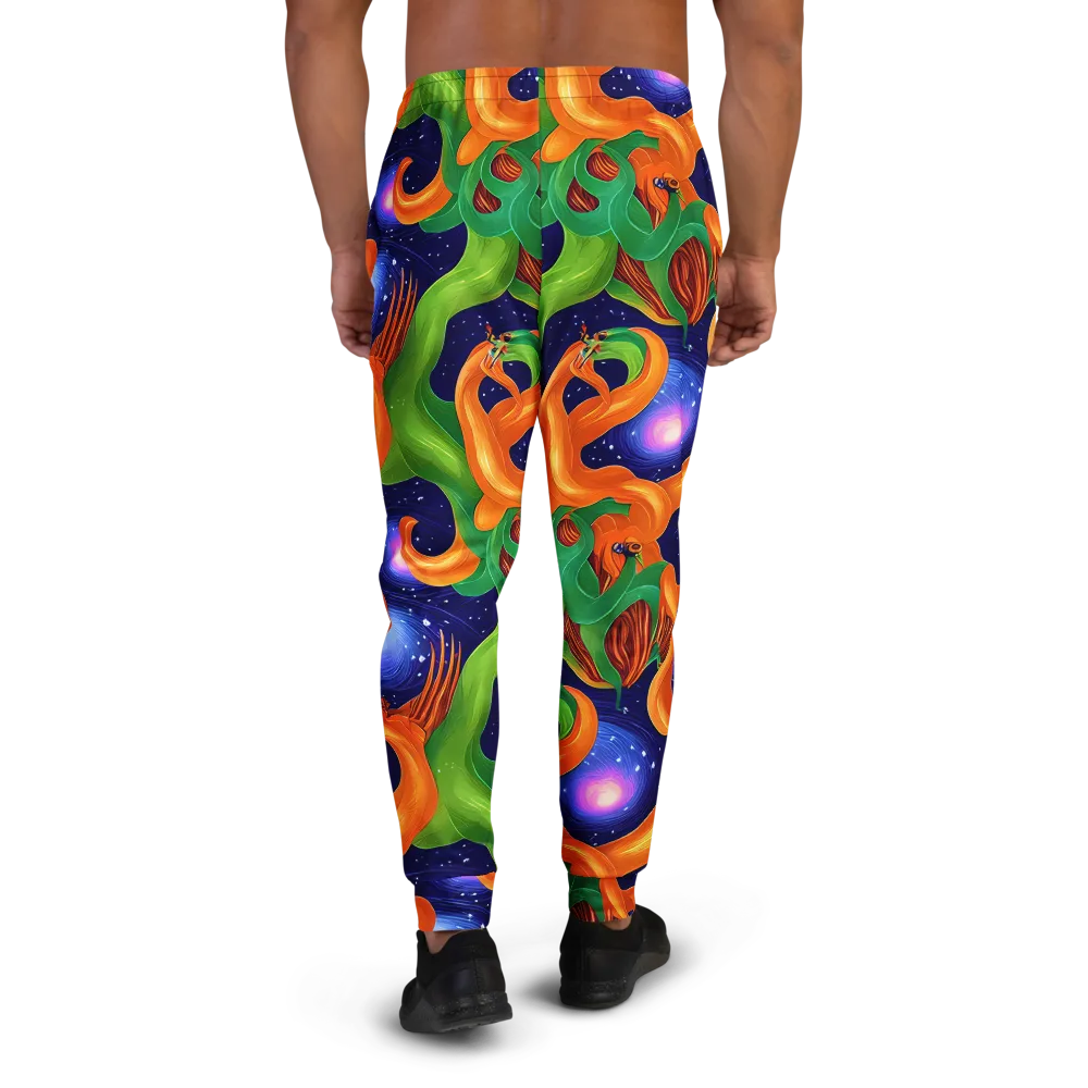 Cosmic Aviary on Men's Joggers — Back