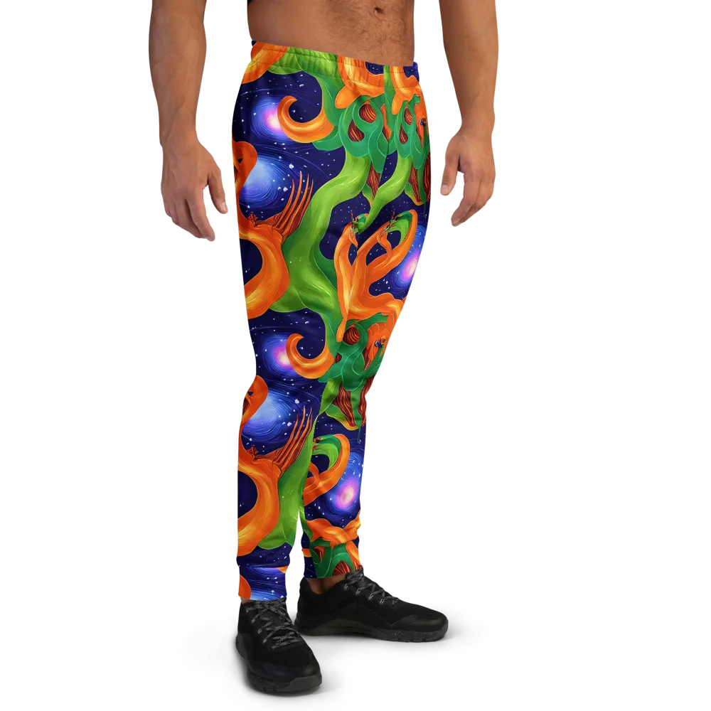 Cosmic Aviary on Men's Joggers — Right