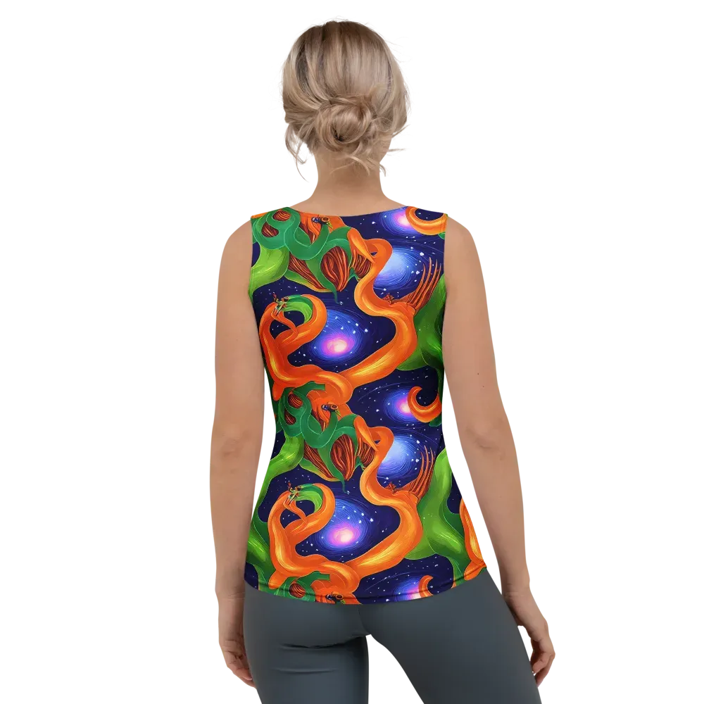 Cosmic Aviary on Women's Tank Top — Back