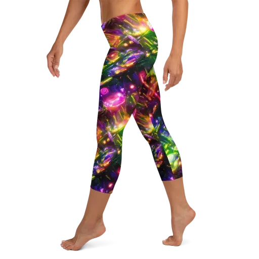Lacquered Wilds on a Capri Leggings