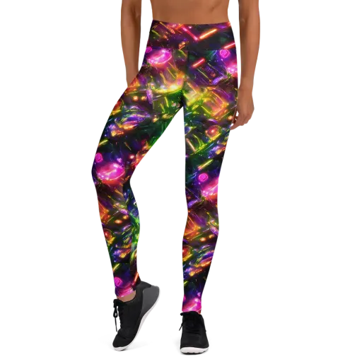 Lacquered Wilds on a Yoga Leggings