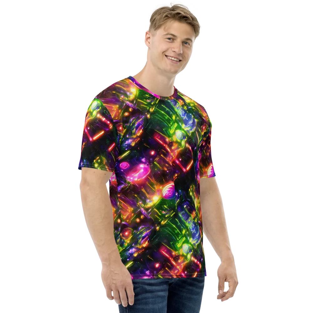 Lacquered Wilds on Men's Crew Neck T-Shirt — Right