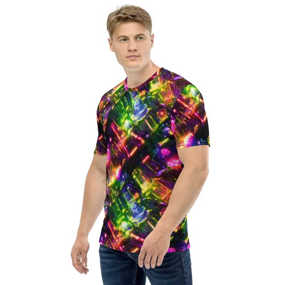 Lacquered Wilds on Men's Crew Neck T-Shirt — Left