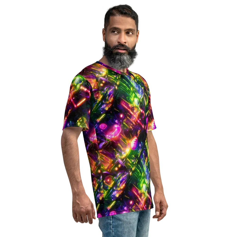 Lacquered Wilds on Men's Crew Neck T-Shirt — Right
