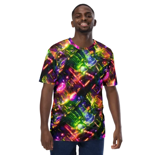 Lacquered Wilds on a Men's Crew Neck T-Shirt