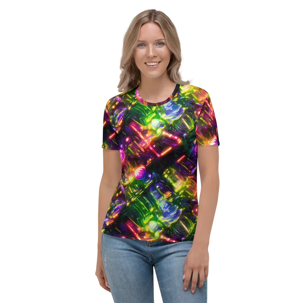 Lacquered Wilds on Women's Crew Neck T-Shirt — Front