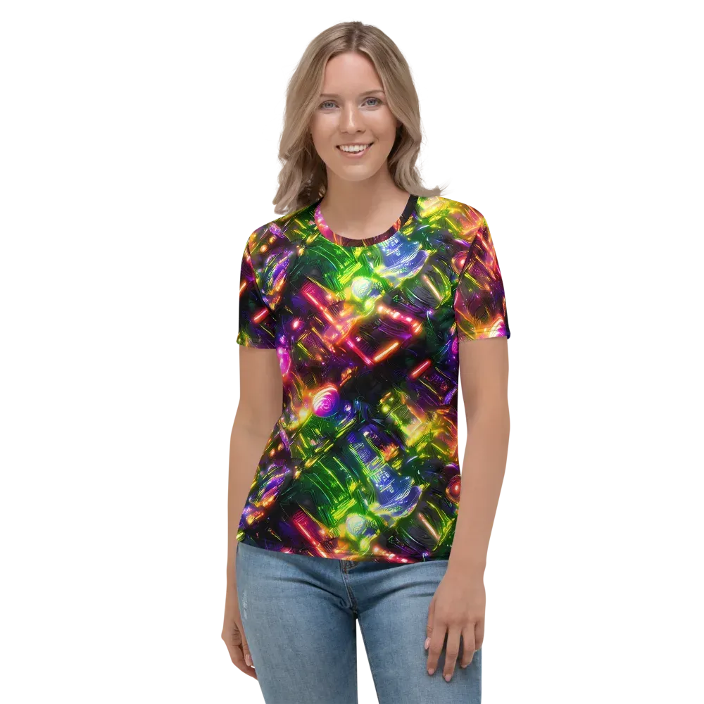 Lacquered Wilds on Women's Crew Neck T-Shirt — Front