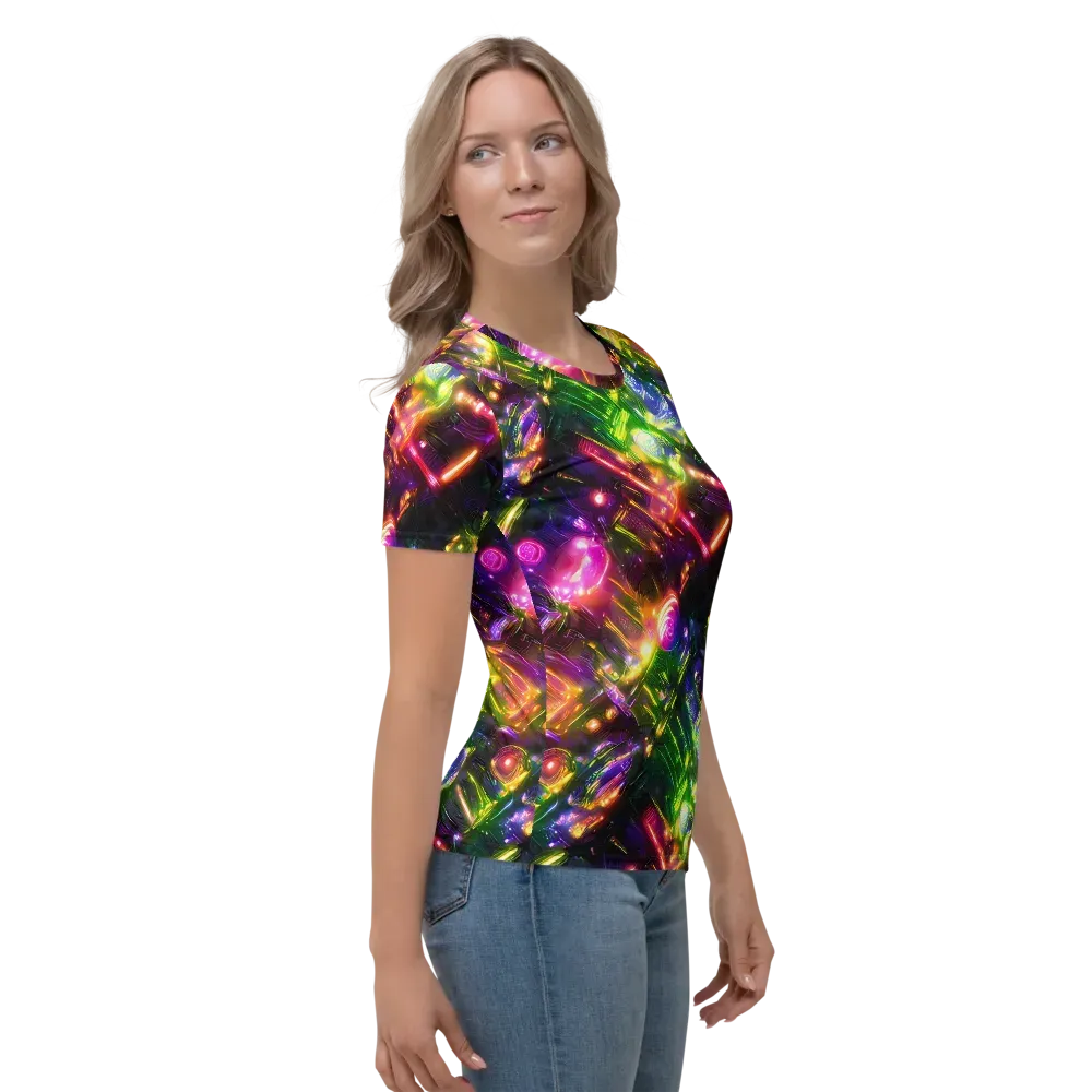 Lacquered Wilds on Women's Crew Neck T-Shirt — Right
