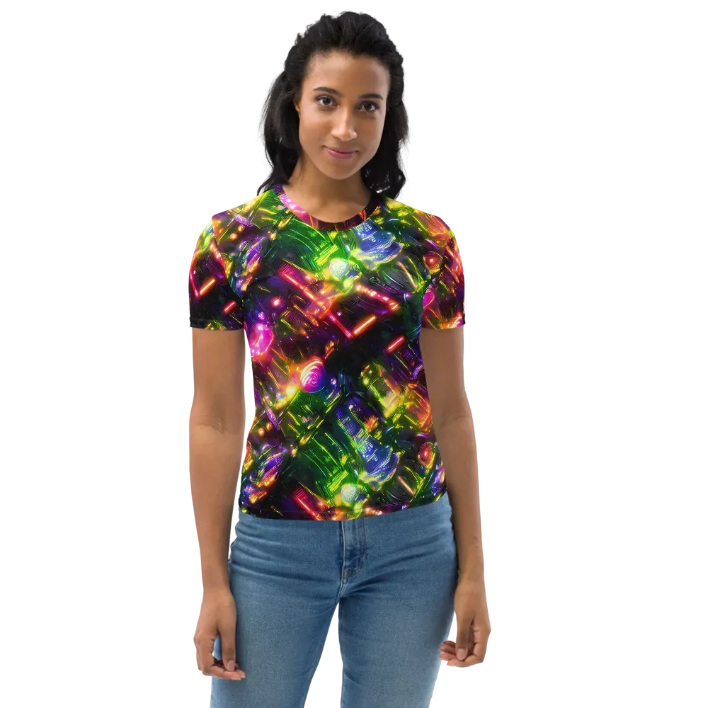 Lacquered Wilds on Women's Crew Neck T-Shirt — Front