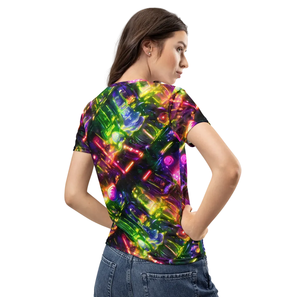 Lacquered Wilds on Women's Crew Neck T-Shirt — Back