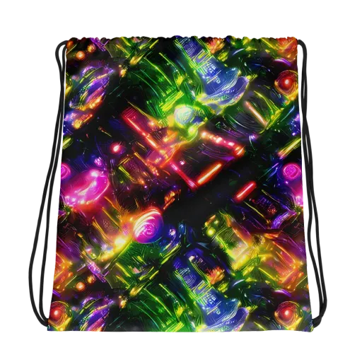 Lacquered Wilds on a Drawstring Bag