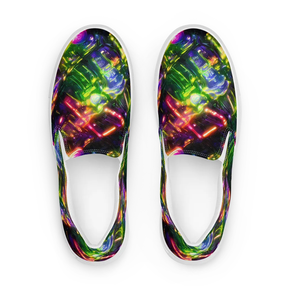 Lacquered Wilds on Women's Slip-On Canvas Shoes — Front