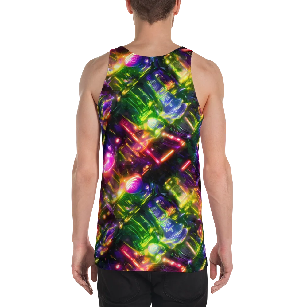 Lacquered Wilds on Men's Tank Top — Back