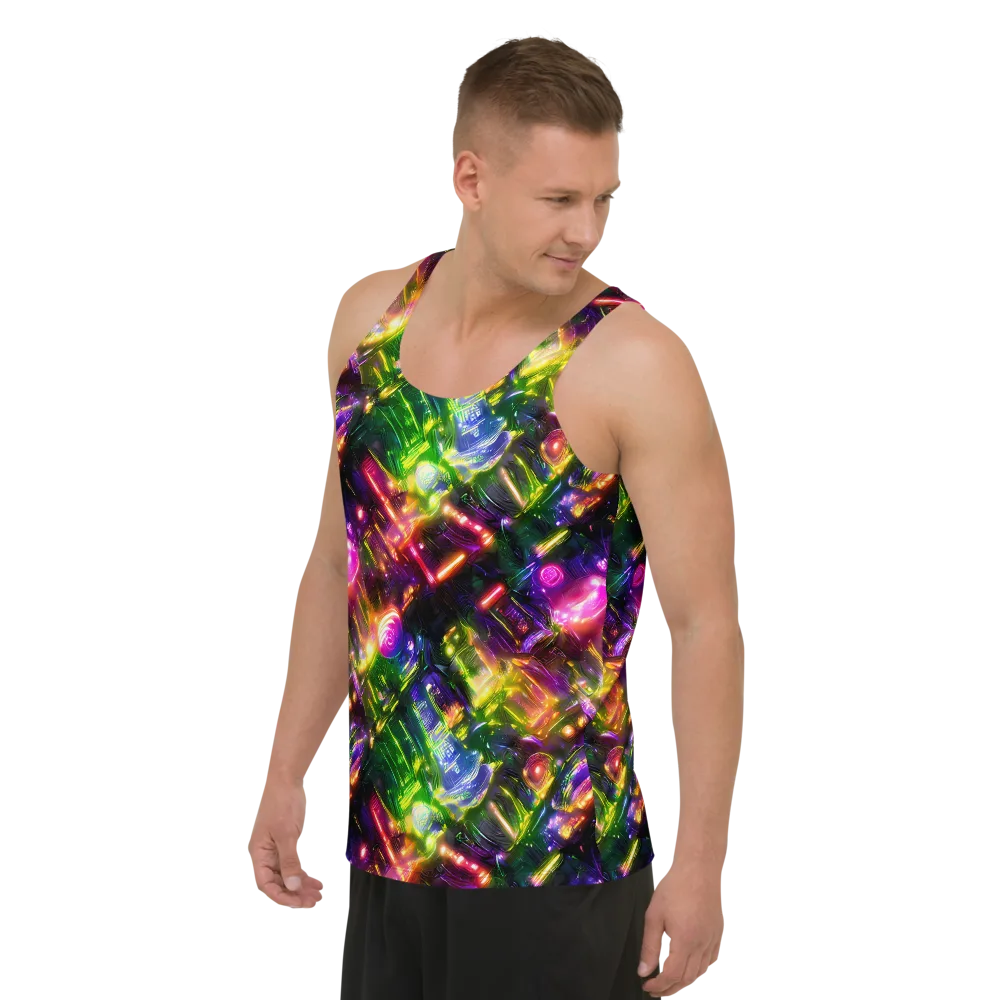 Lacquered Wilds on Men's Tank Top — Left Front